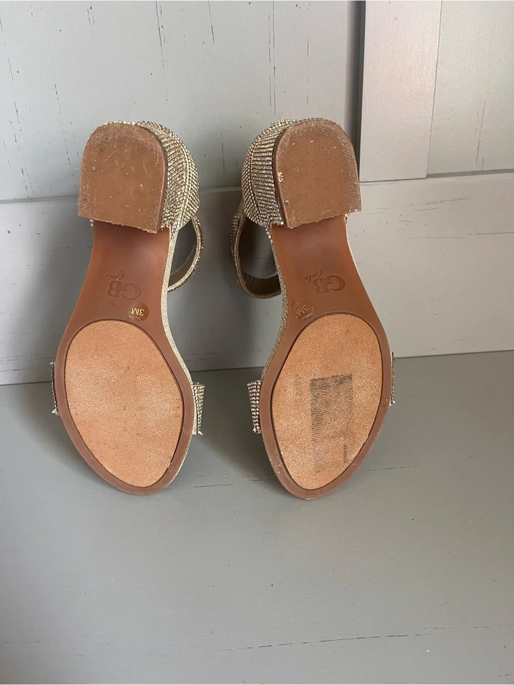 Gianni Bini shimmering gold
